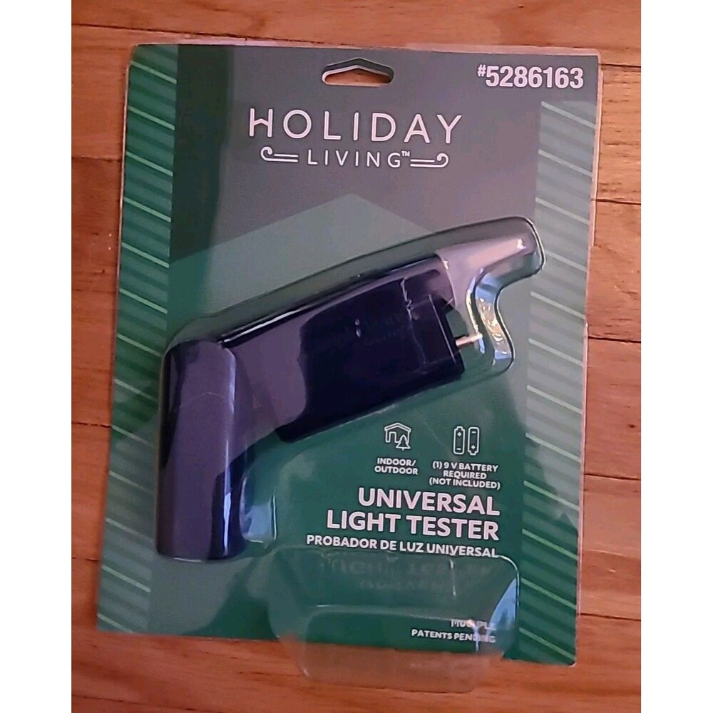 Holiday Living Universal Christmas Tree Light String Set Tester Repair Fix Tool